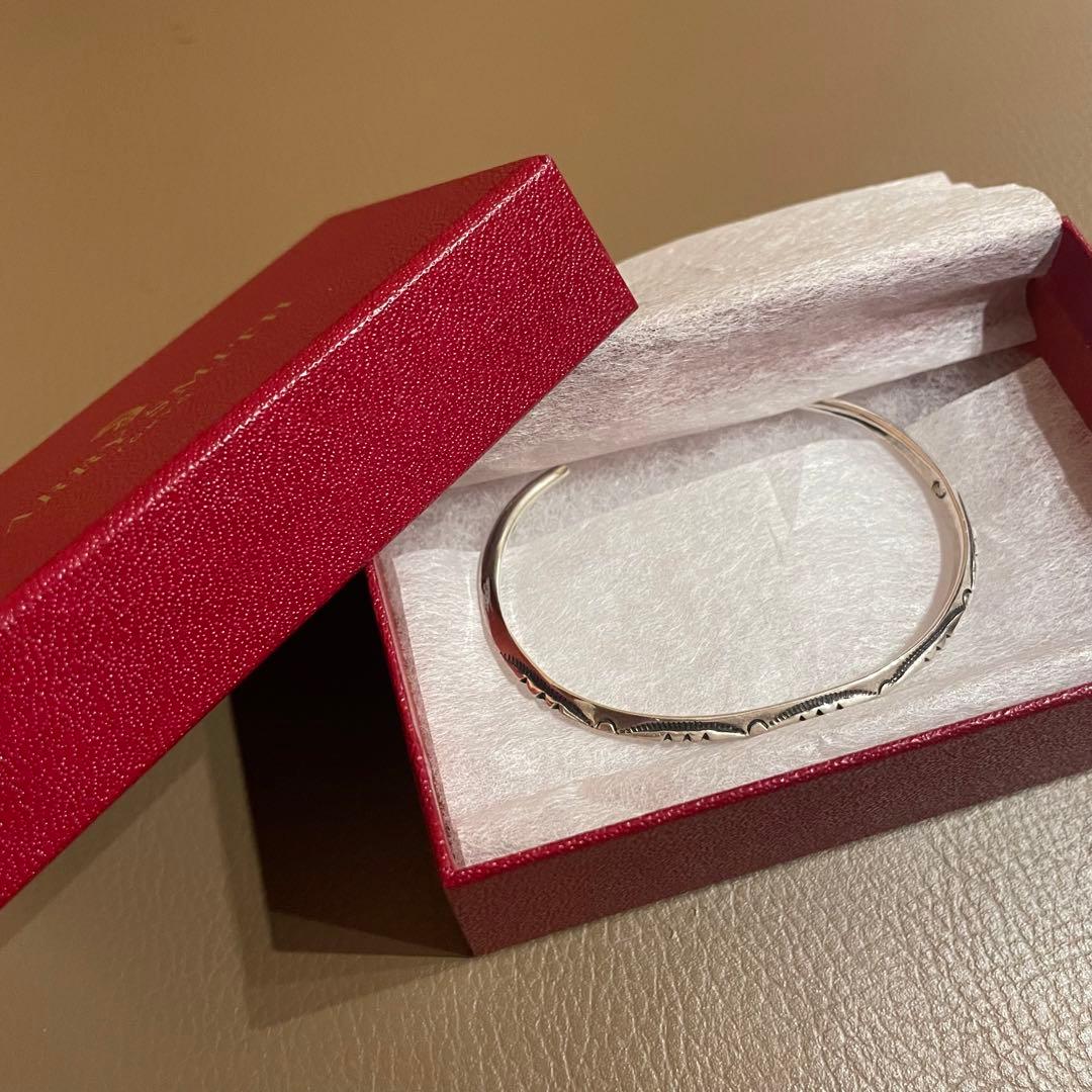 ラリースミス EXTRA THIN TRIANGLE BANGLE 3POINT