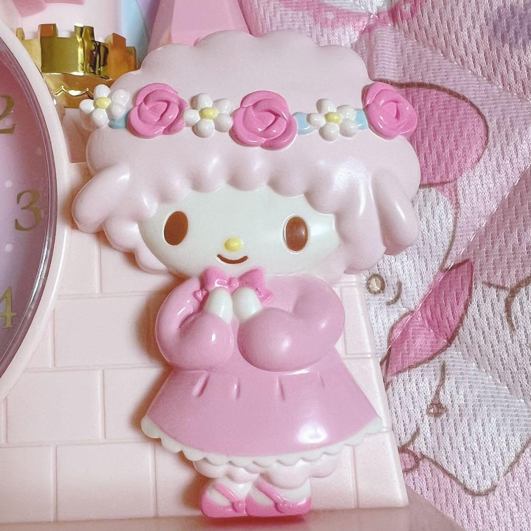 24時間限定お値下げ【レア】マイメロ　お城型　チェスト付きクロック　置き時計