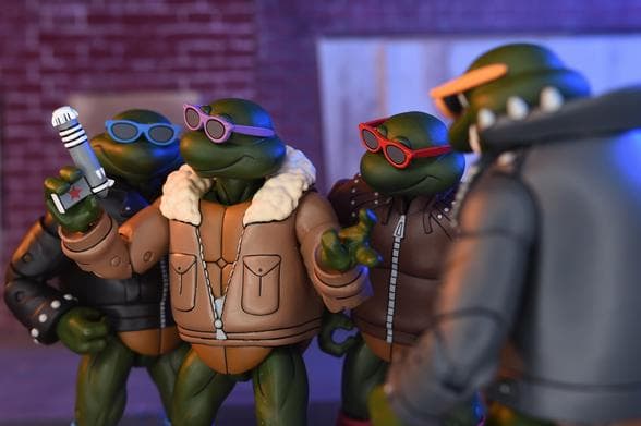 【NECA】新品 正規品 パンク・タートルズ TMNT フィギュア 4PK