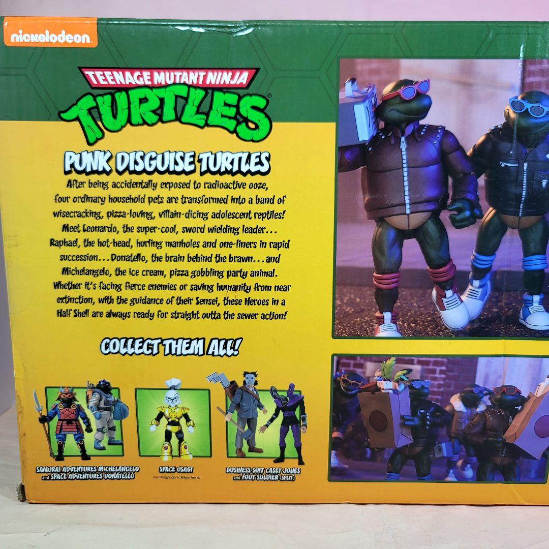 【NECA】新品 正規品 パンク・タートルズ TMNT フィギュア 4PK