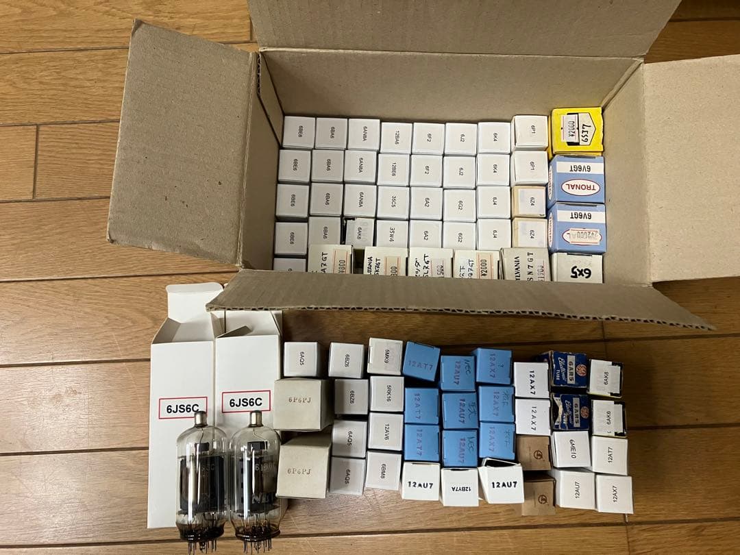 真空管セット 6J5GC 12AX7 12AU7 12AT7