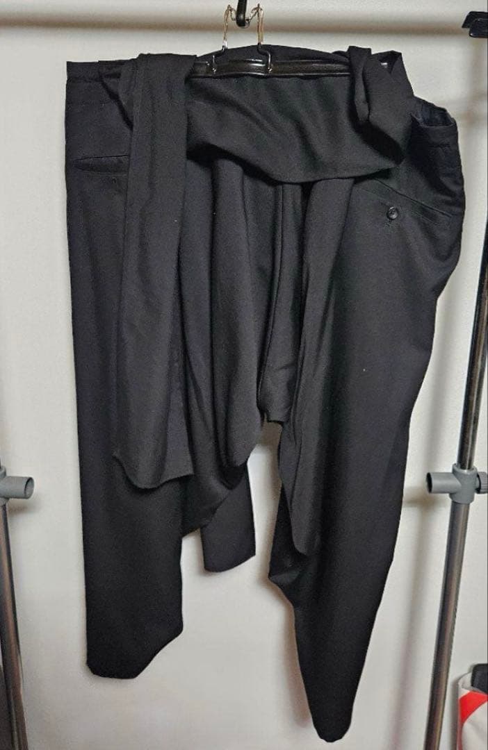 yohji yamamoto pour homme 腰巻ドレープパンツ