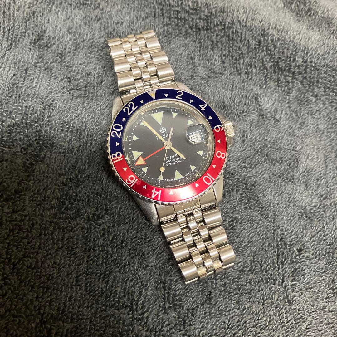 zodiac GMT クオーツ　防水200m ゾディアック
