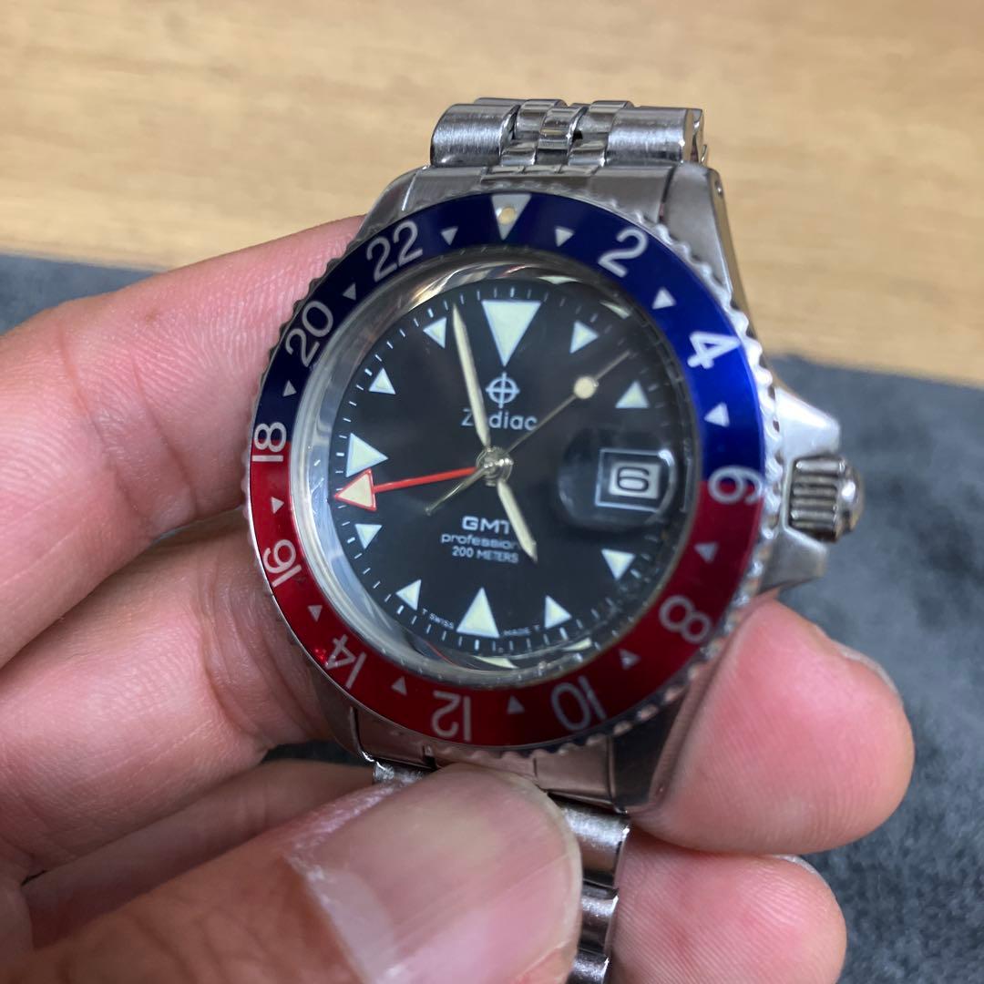 zodiac GMT クオーツ　防水200m ゾディアック