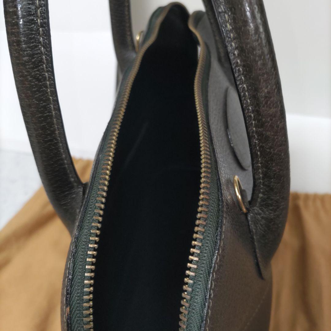 LEONCINI ダークブラウン ハンドバッグ