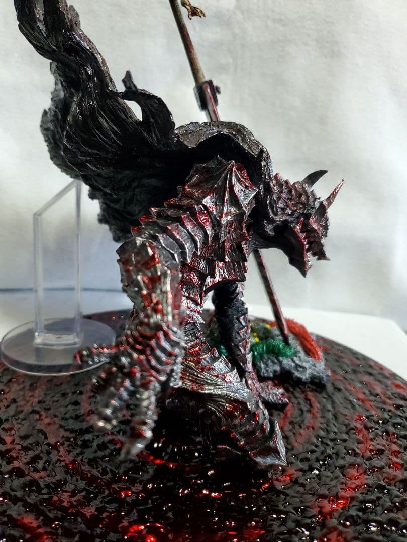 リペイント ベルセルク一番くじ A賞B賞 ガッツ フィギュア 赤渦台座 箱付き