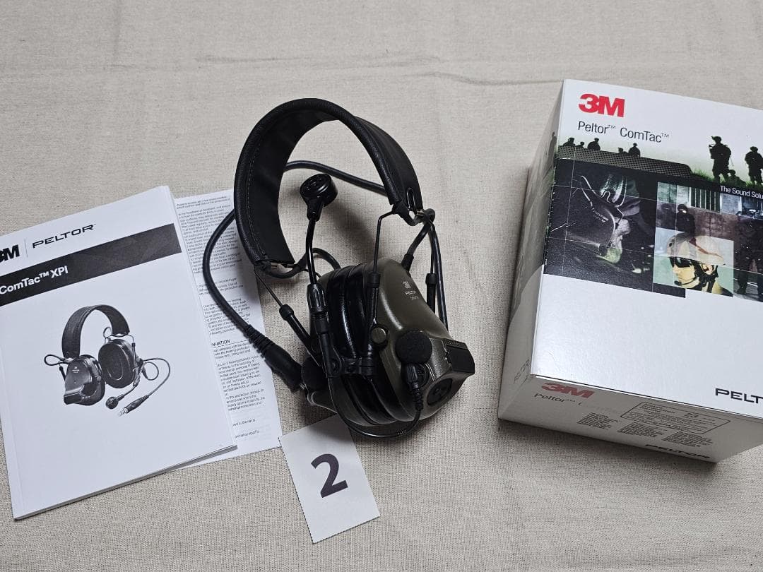 【新品】3m Peltor comtac xpi 実物 ヘッドセット
