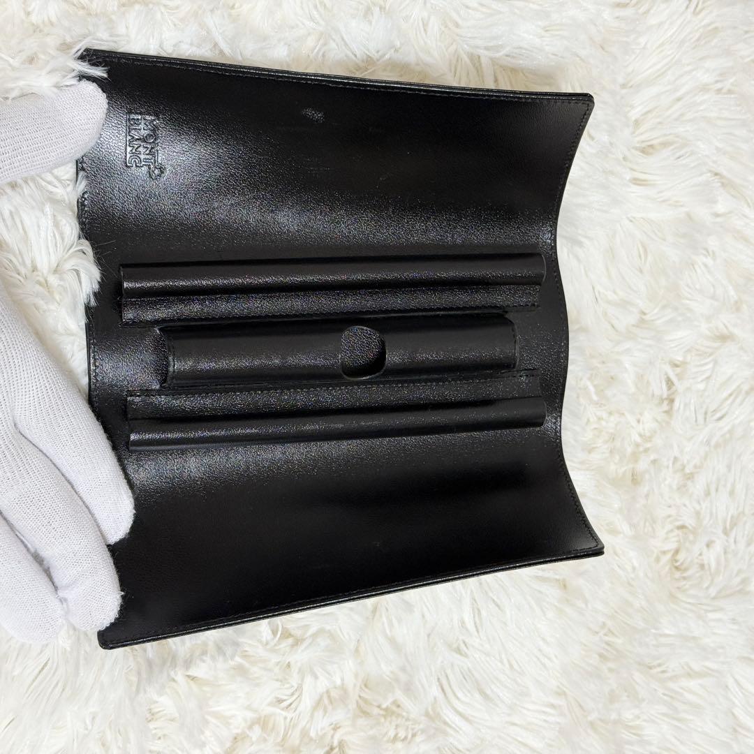 【極美品】モンブラン　ペンケース　希少タイプ　ロゴ