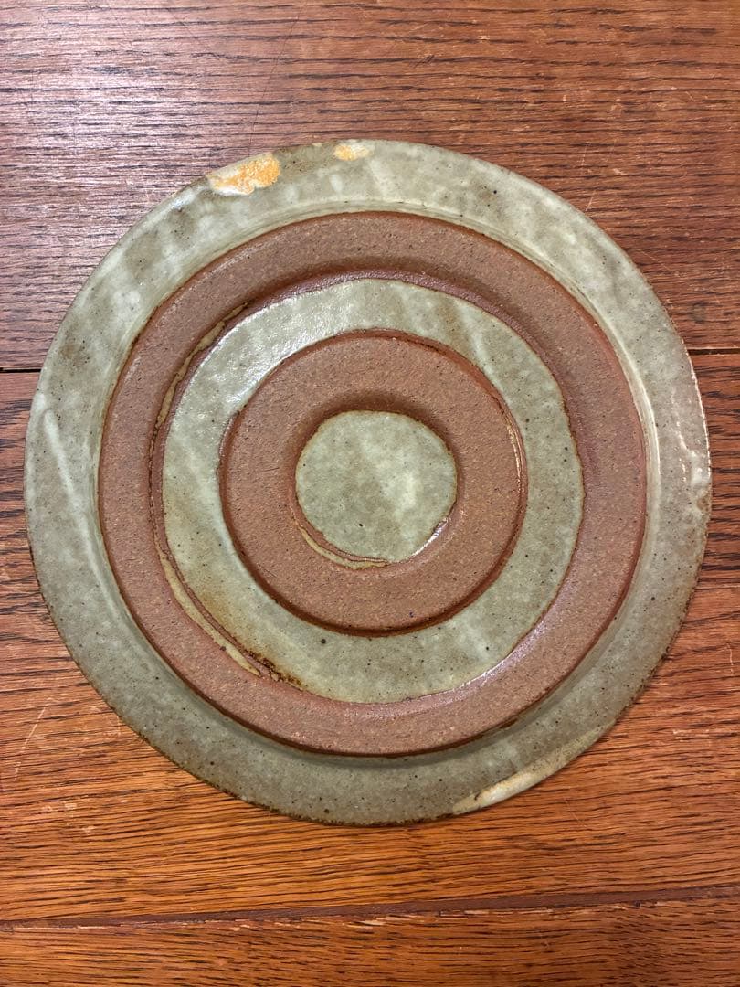 武内真木　倉敷堤窯　皿　プレート　25cm