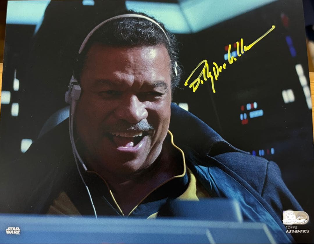 スターウォーズ、ランドカルリジアン役ビリー・ディー・ウィリアムズ直筆サイン