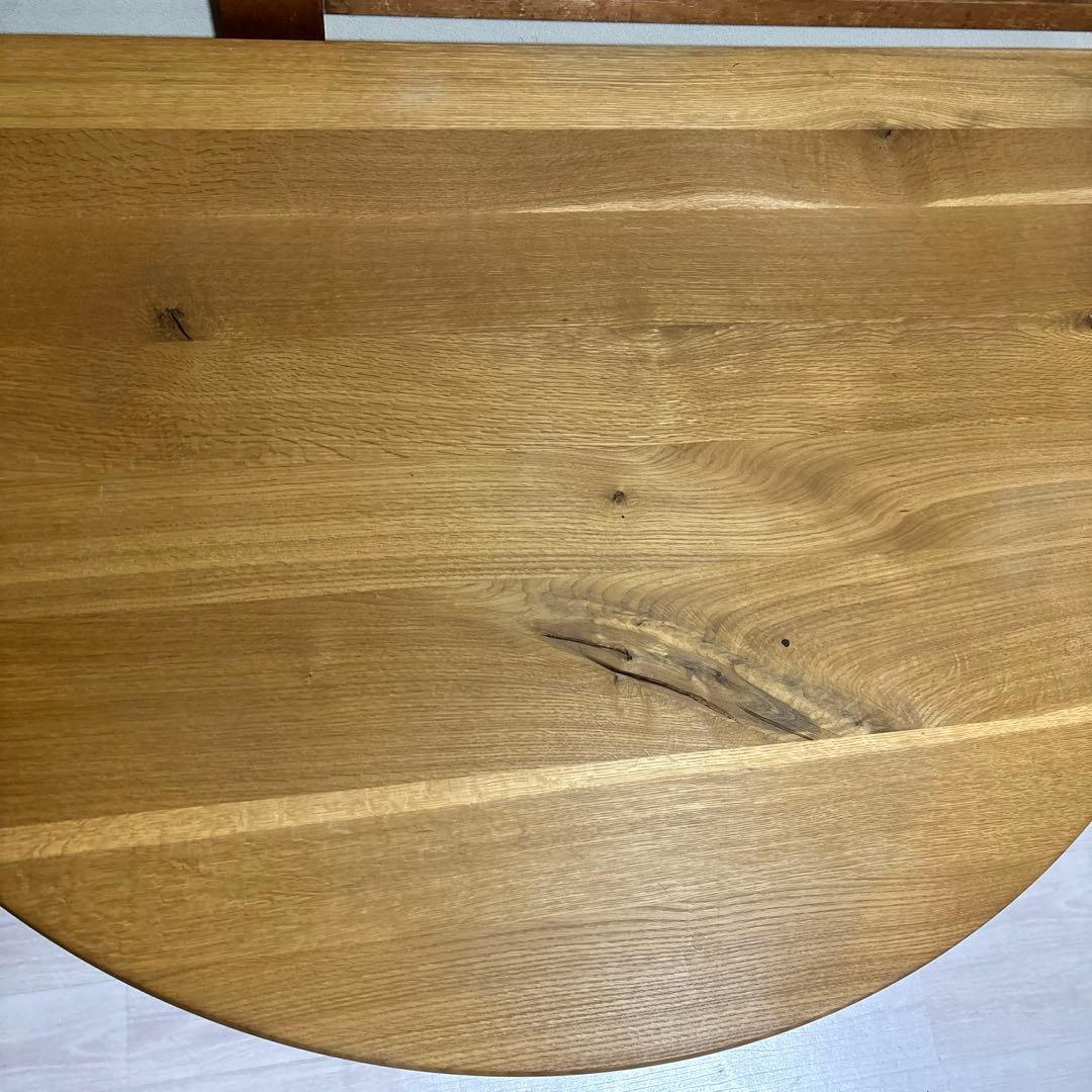 ※出品本日まで！【良品】飛騨産業 森のことば 半円形 リビングテーブル