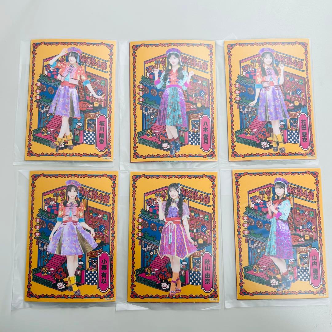 AKB48 生写真　大衣装展　アーティスト コラボ第12弾　中村杏子　6個