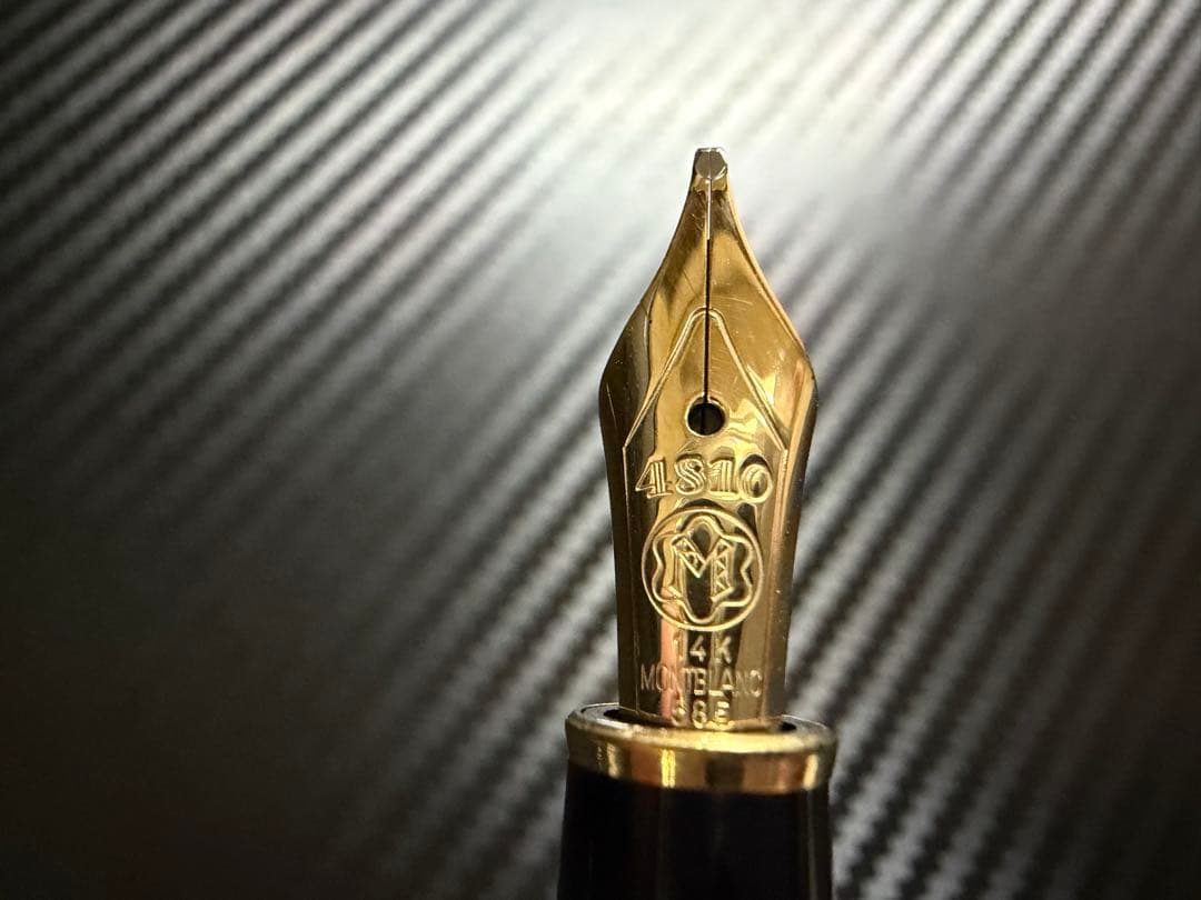 極美品 モンブラン マイスターシュテュック 144 ブラック 全金 B 万年筆