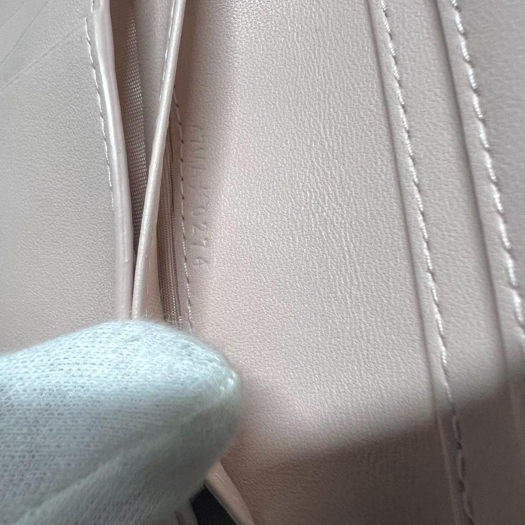 正規品＆極美品‼️ディオール カロ ダリア ウォレット カナージュ 二つ折り財布