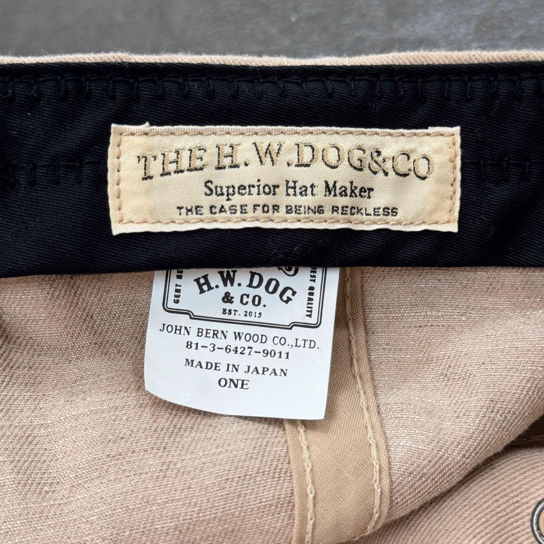 【美品】THE H.W DOG&CO. 6P OG CAP beige