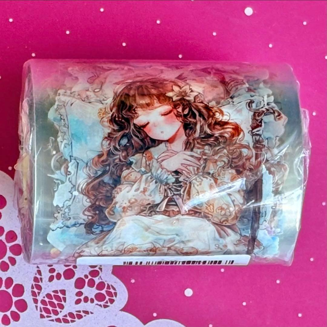 贝壳光 6cm×10m 安眠梦境 海外マスキングテープ　海外マステ　人物