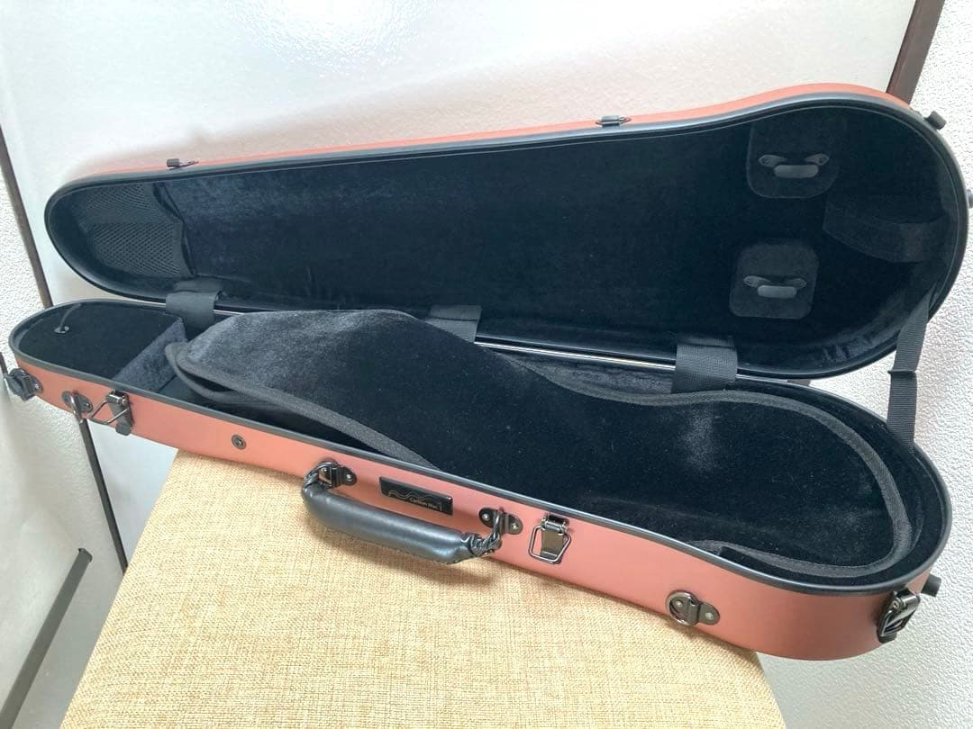 写真追加ヴァイオリンケース】カーボンマック CFV-2S サテン ピンク 4/4