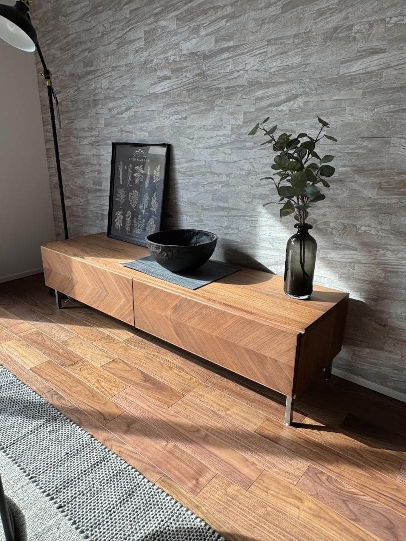 モデル展示 未使用品 TVボード 関家具 W1500 ウォールナット 北欧