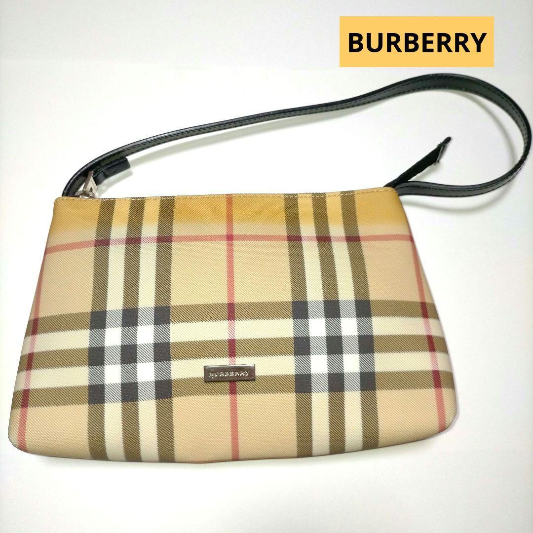 BURBERRY バーバリー ノバチェック アクセサリーポーチ ベージュ