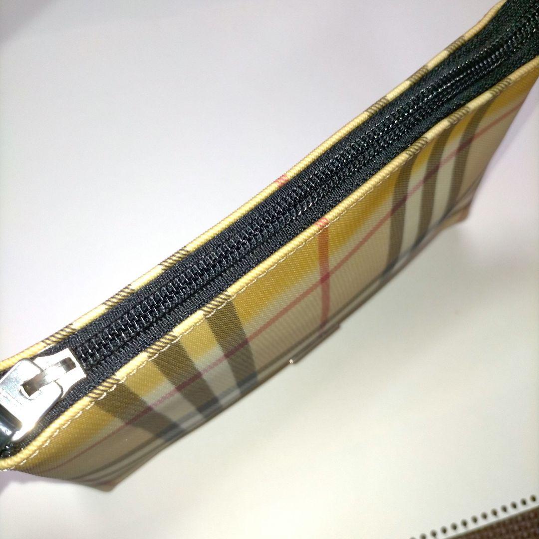 BURBERRY バーバリー ノバチェック アクセサリーポーチ ベージュ