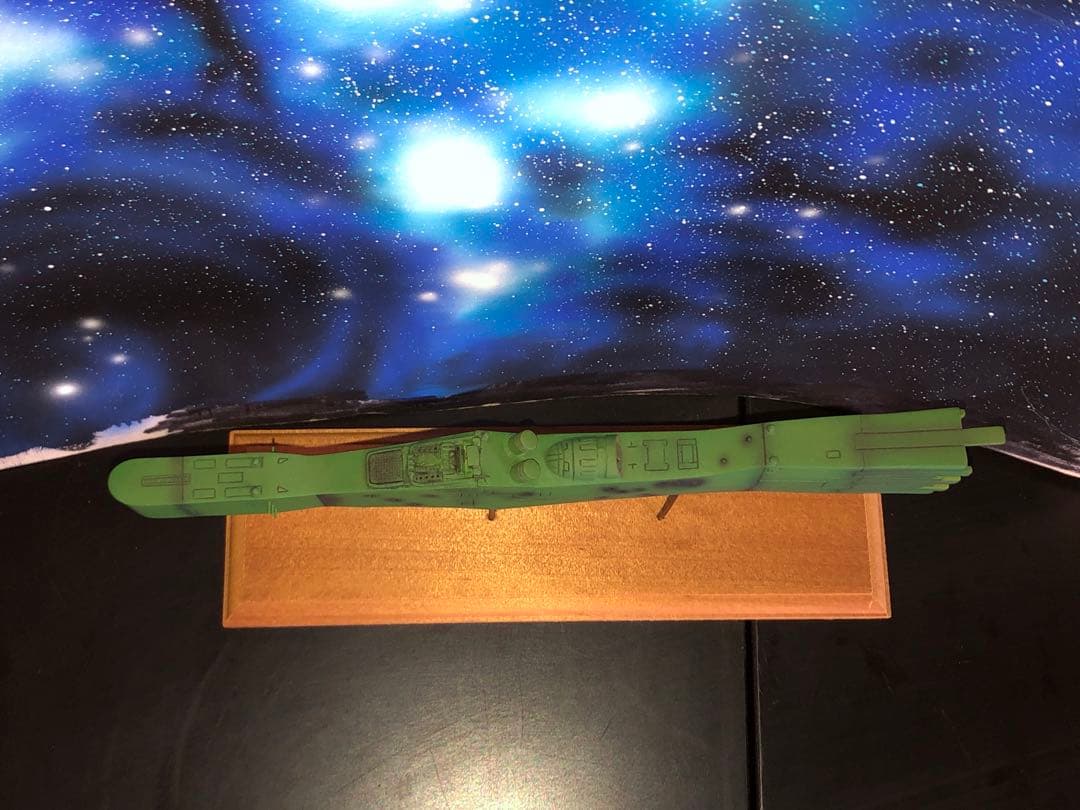 銀河英雄伝説1/3000 自由惑星同盟軍 標準型戦艦 ユリシーズ 塗装済み完成品