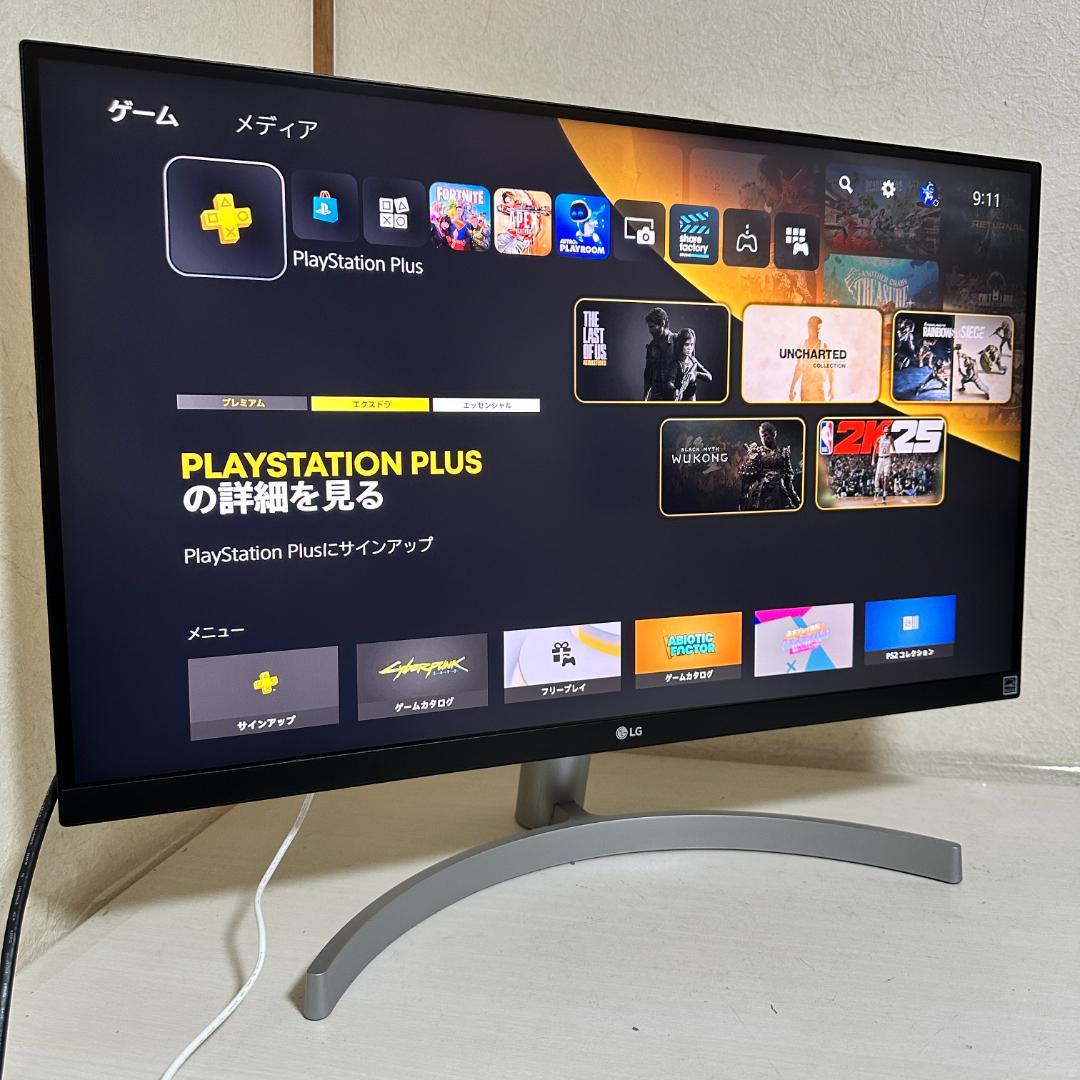 LG 4K 27インチ 液晶モニター