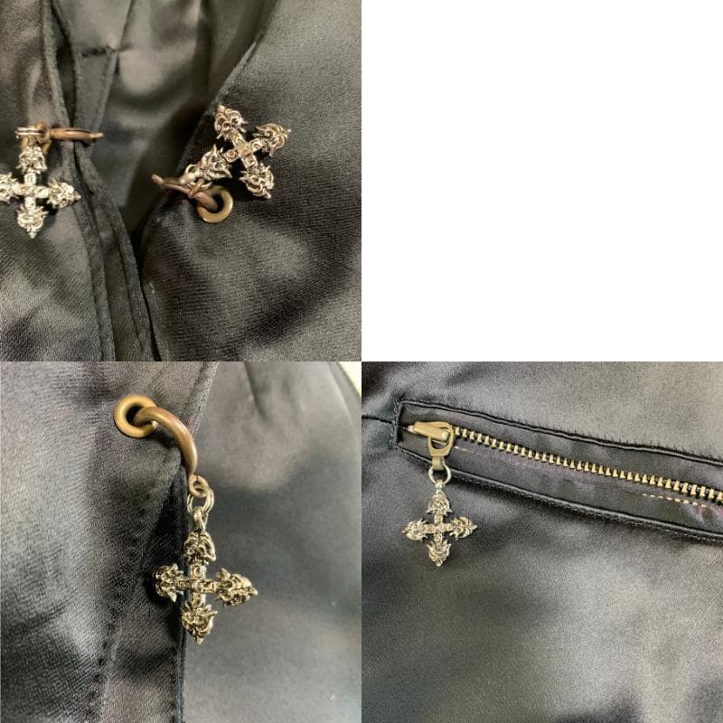 LUNA MATTINO ルナマティーノ ロングコート ベルト 黒 M 古着