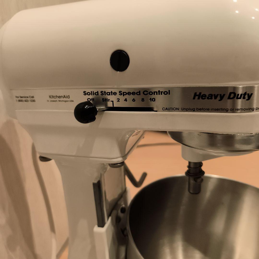 k*様 KitchenAid ミキサー K5SSWH KSM5