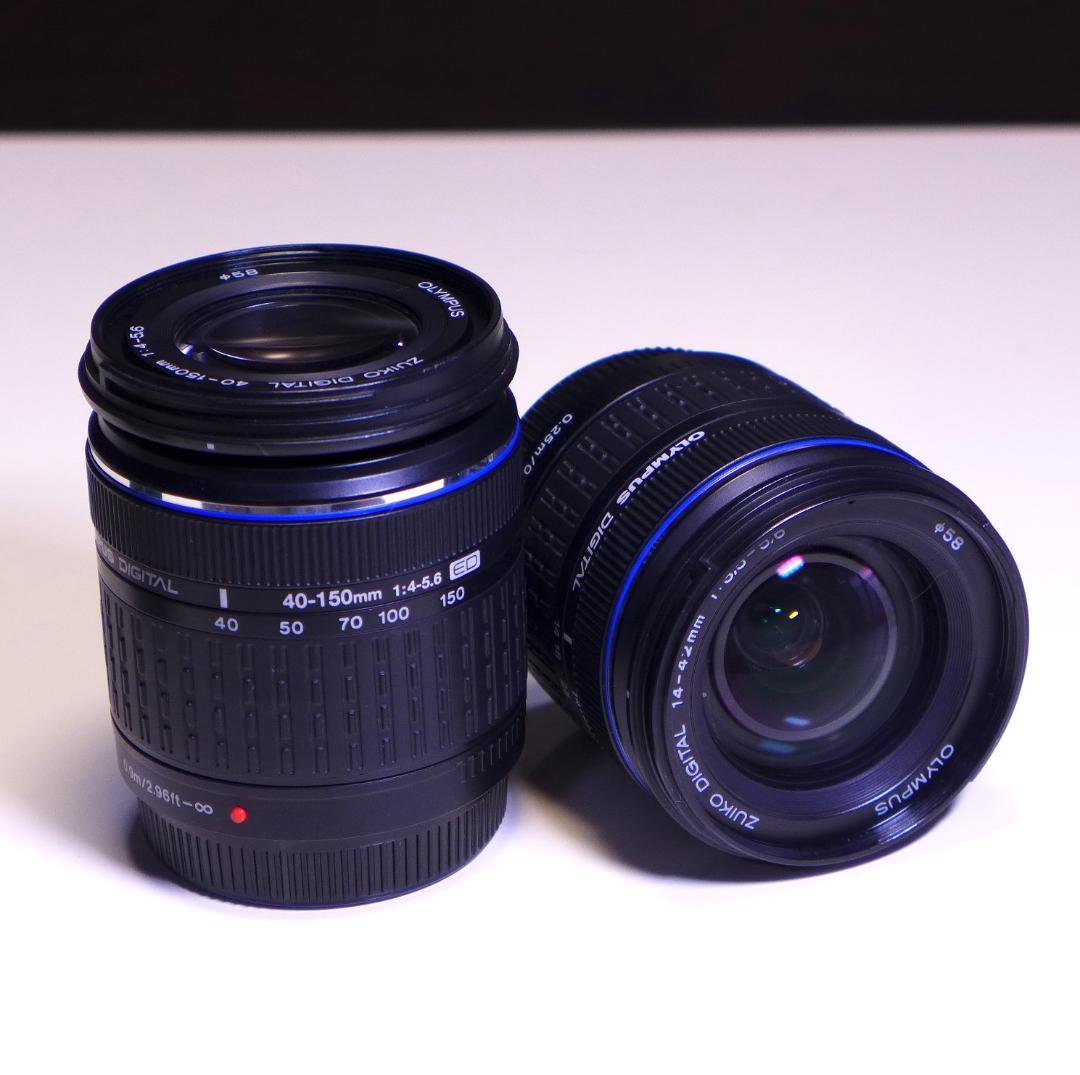 OLYMPUS ズームレンズ 14-42mm 40-150mm セット
