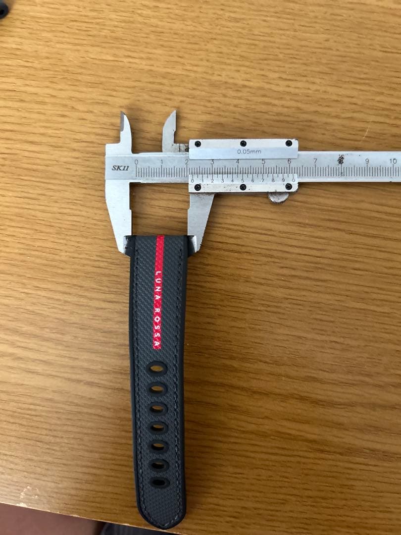 フ*発様 パネライルナロッサラバーベルト ラグ幅22mm 尾錠幅20mm ￼