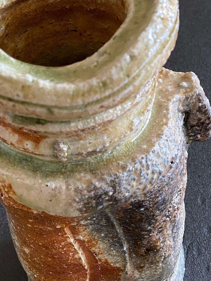 信楽焼　花瓶　花器　花入　井村侊生　　#3403