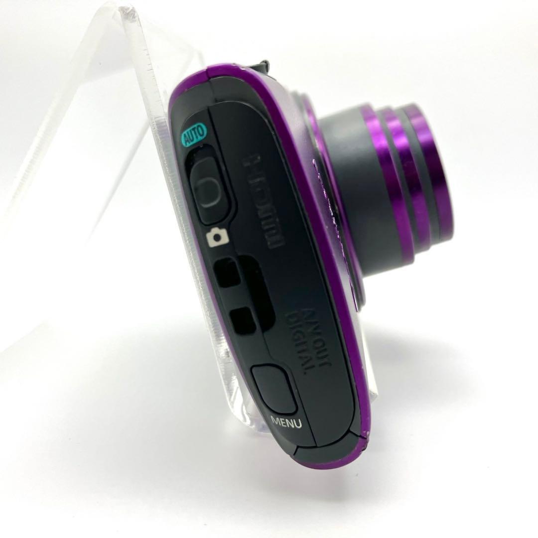 【動作品】Canon IXY 600F パープル コンデジ デジカメ 充電器付