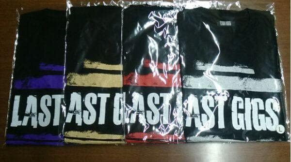 【新品】氷室京介 LAST GIGS Tシャツ 全4枚 Lサイズ (4都市)