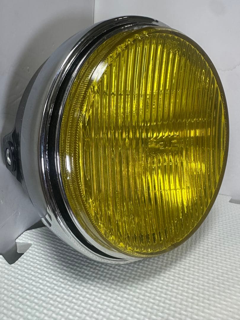 当時物IPF凹みレンズ付きヘッドライトASSY/イエローレンズ