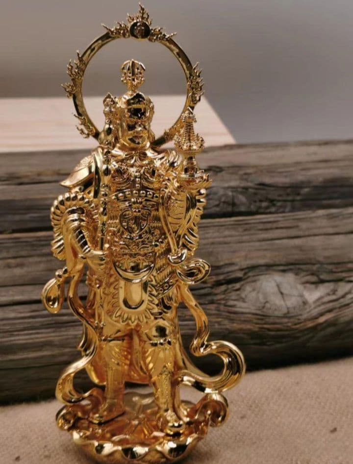 【修縁堂】美術工芸品 毘沙門天 装蔵版 密教法具