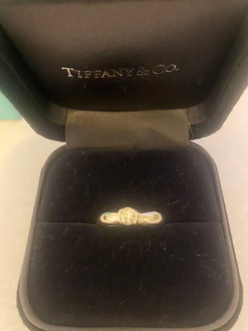 ティファニー　ダイヤモンドリング　0.25カラット　PT900 箱　袋付き