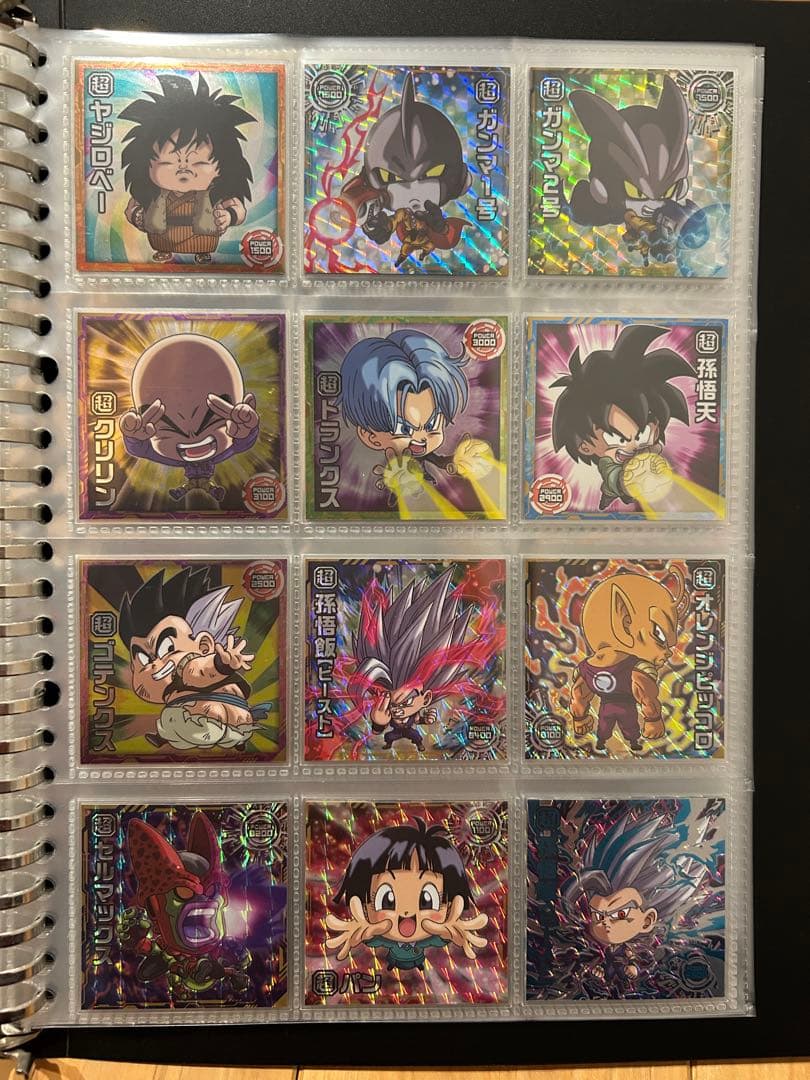 ドラゴンボール　ウエハース超1〜8セット