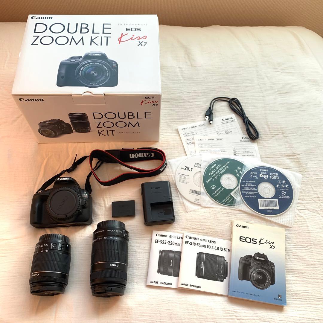 EOS Kiss X7 ダブルズームキット