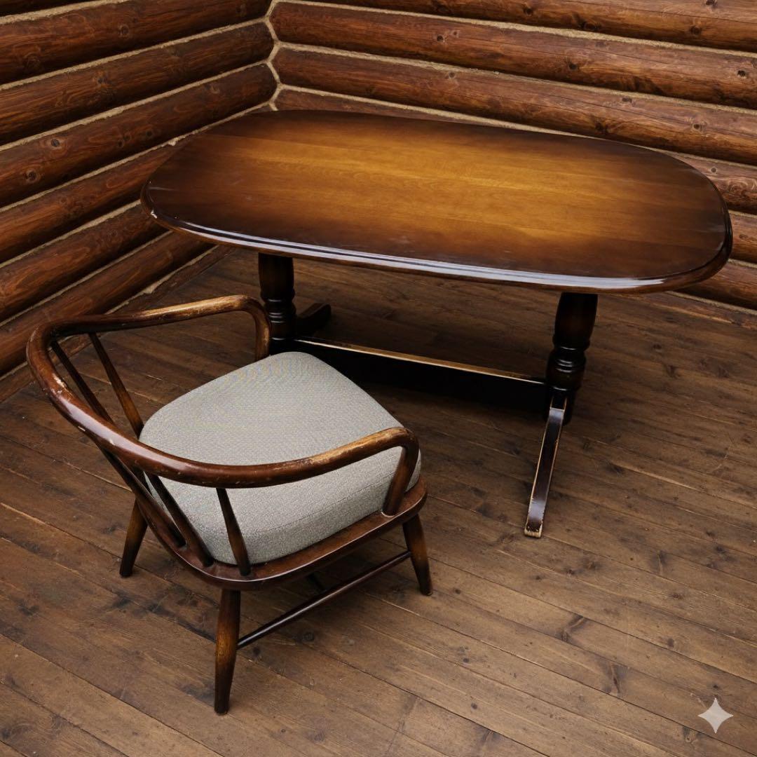 飛騨産業 HIDA キツツキマーク食卓　テーブルのみ発送