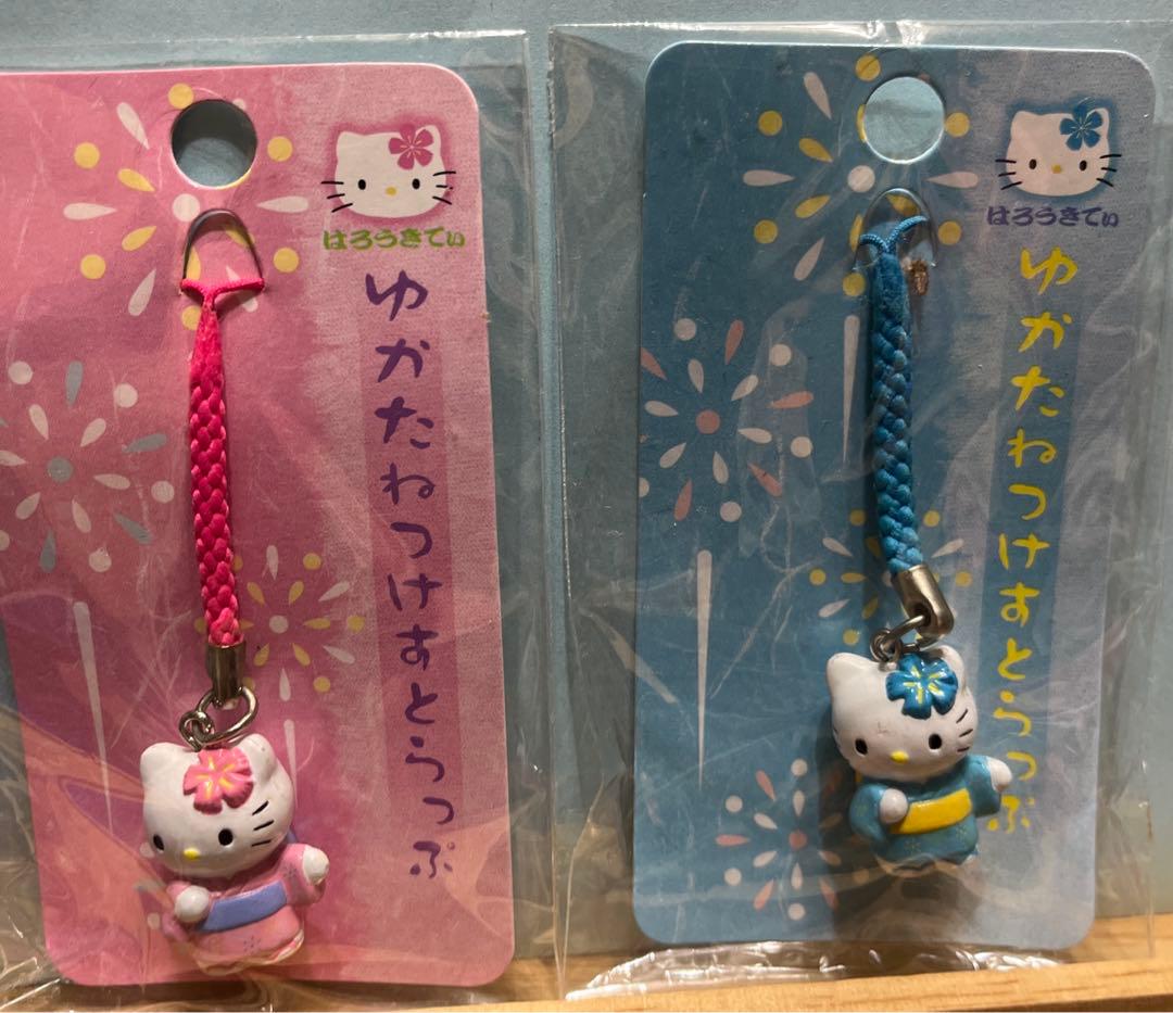超レア⭐️2001年⭐️キティの浴衣根付ストラップ