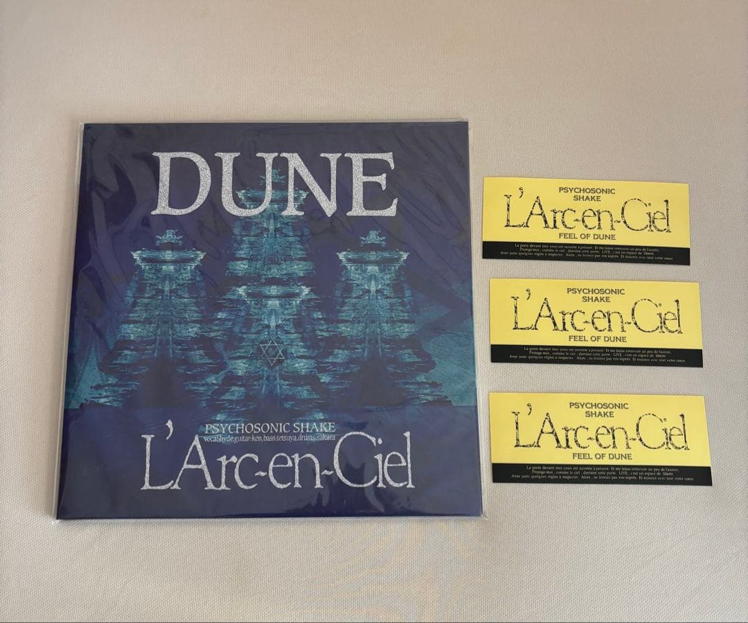 【新品未開封】L'Arc〜en〜Ciel DUNE LPレコード　ステッカー付き