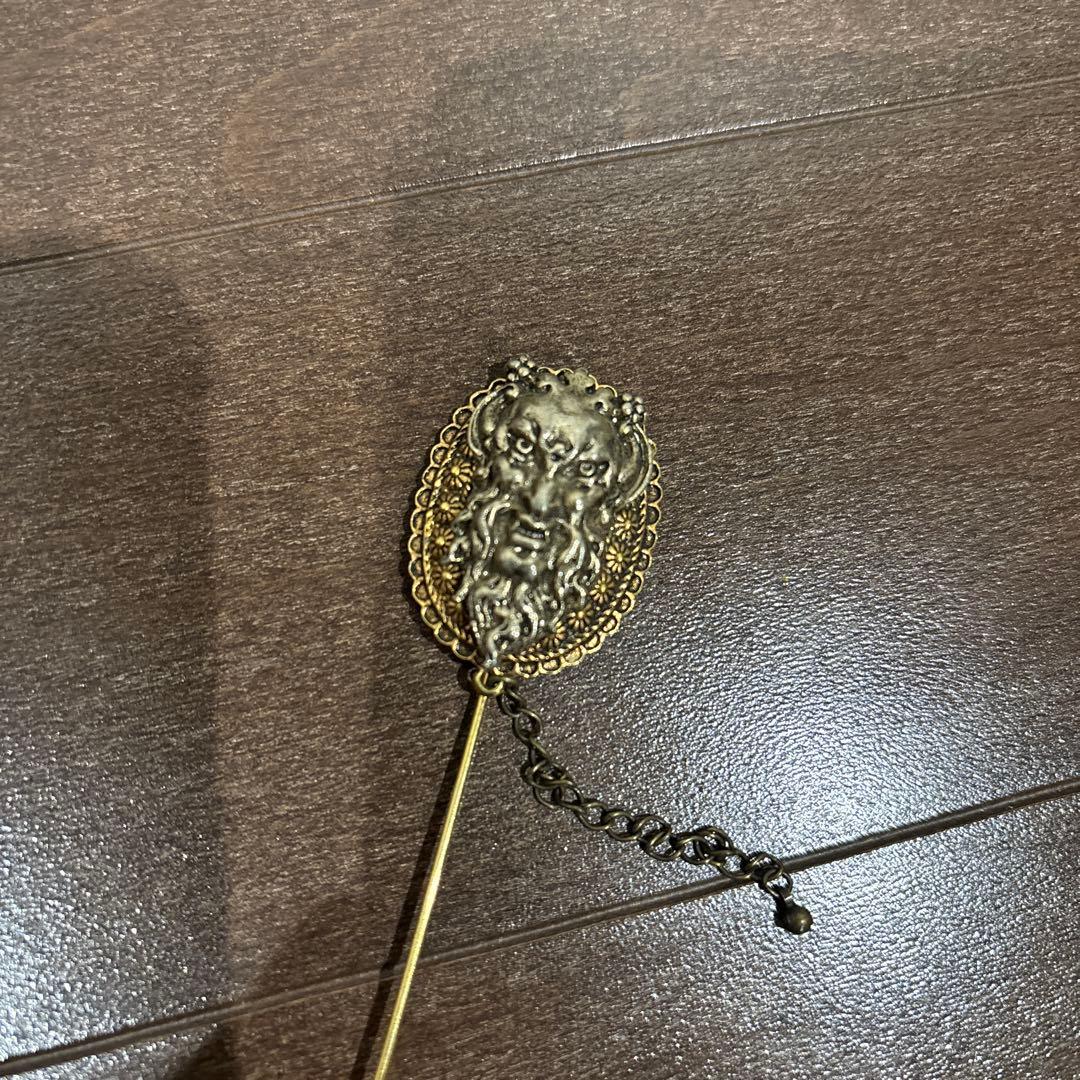 ビンテージ　悪魔　デビル　ハット　ラペル　ピン　バッジ