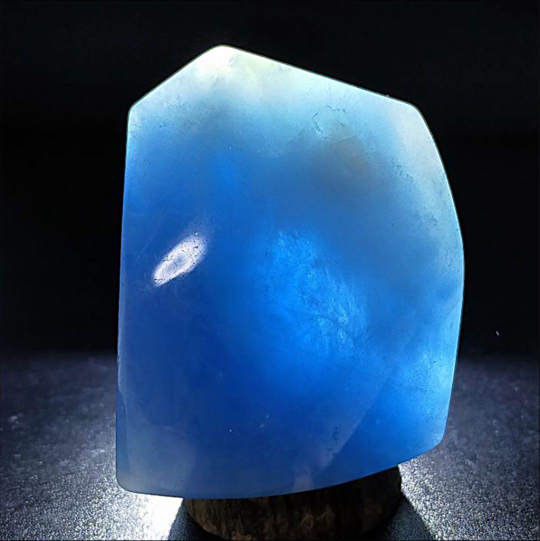 【モザンビーク産】夏空アクアマリンのタンブル②