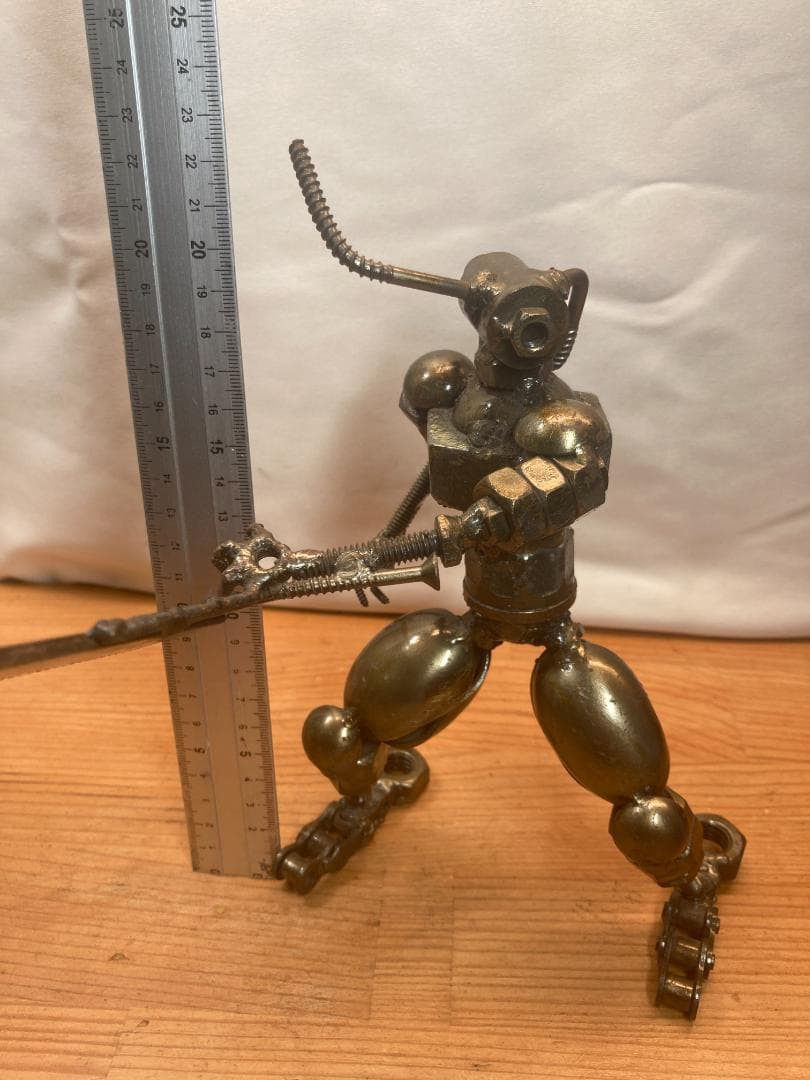 鉄のオブジェ 海外製 アート 人形 (2)