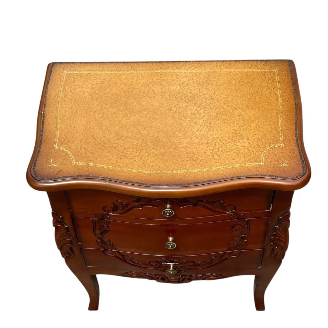 マホガニー　ロココ調　チェスト　猫脚