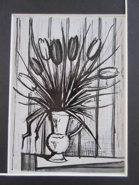 ベルナール・ビュッフェ 、「チューリップ 」、画集より、状態良好