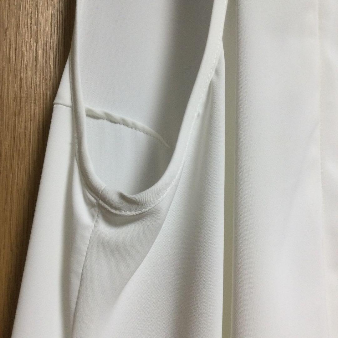 【新品未使用】UN3D レイヤードポケットタンクトップ ホワイト 36