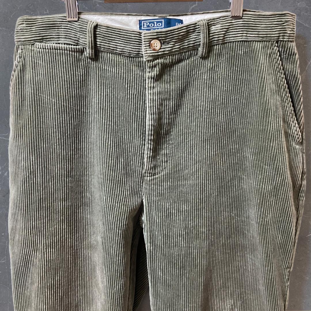 【神サイズ】Polo by Ralph Lauren コーデュロイ パンツ 緑