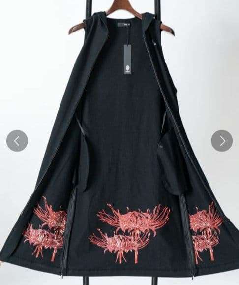 HYDE着用【袖無しパーカー(彼岸花赤)】WARLOCK