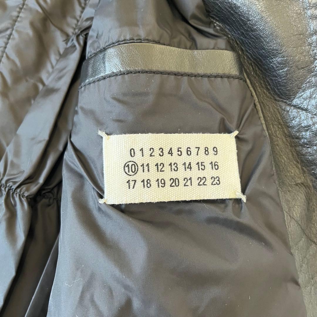 MAISON MARTIN MARGIELA 逆八の字ライダースジャケット
